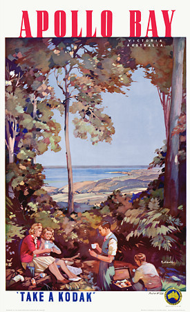 1930s Apollo Bay Tourist Poster